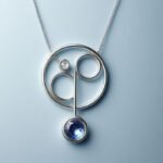 white gold necklace designed by Sarah Netanya