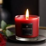 water lily natural fragrant candle